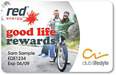red energy good life rewards card