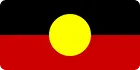 The Australian Aboriginal flag