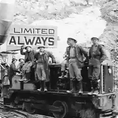 Men working on the Snowy scheme in 1974.