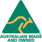 Australian Made and Owned - logo